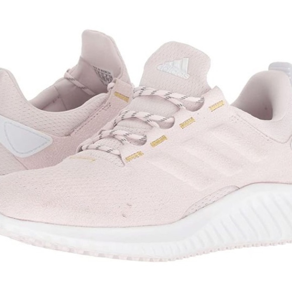 Gently Worn Adidas Running Alphabounce Cityrun Orchid Tint White Gold Metallic 7